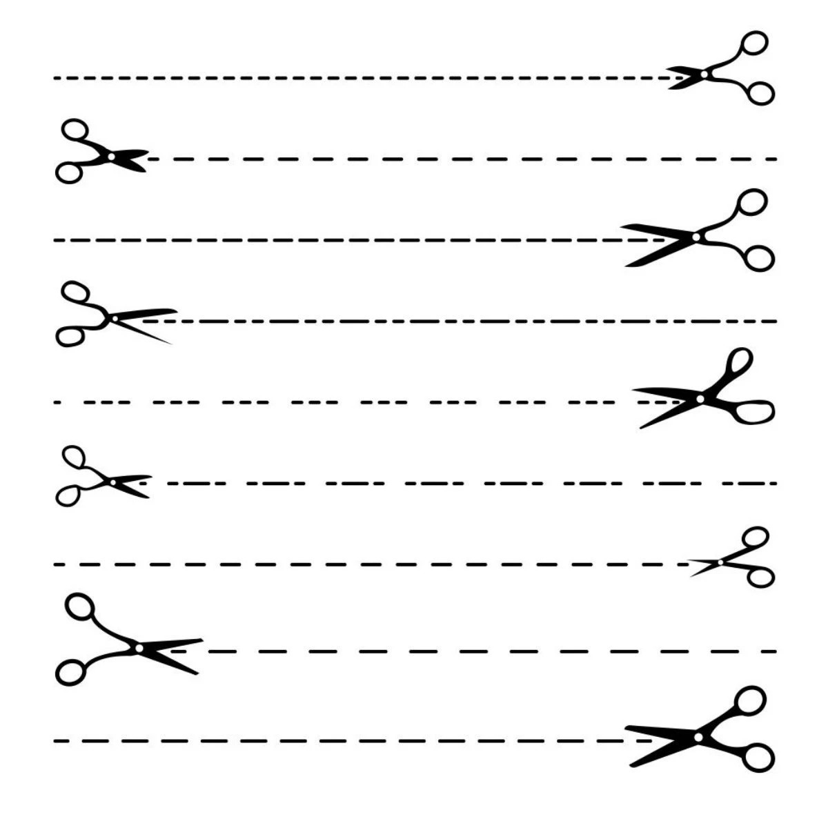 Consultant reviewing thinning scissors